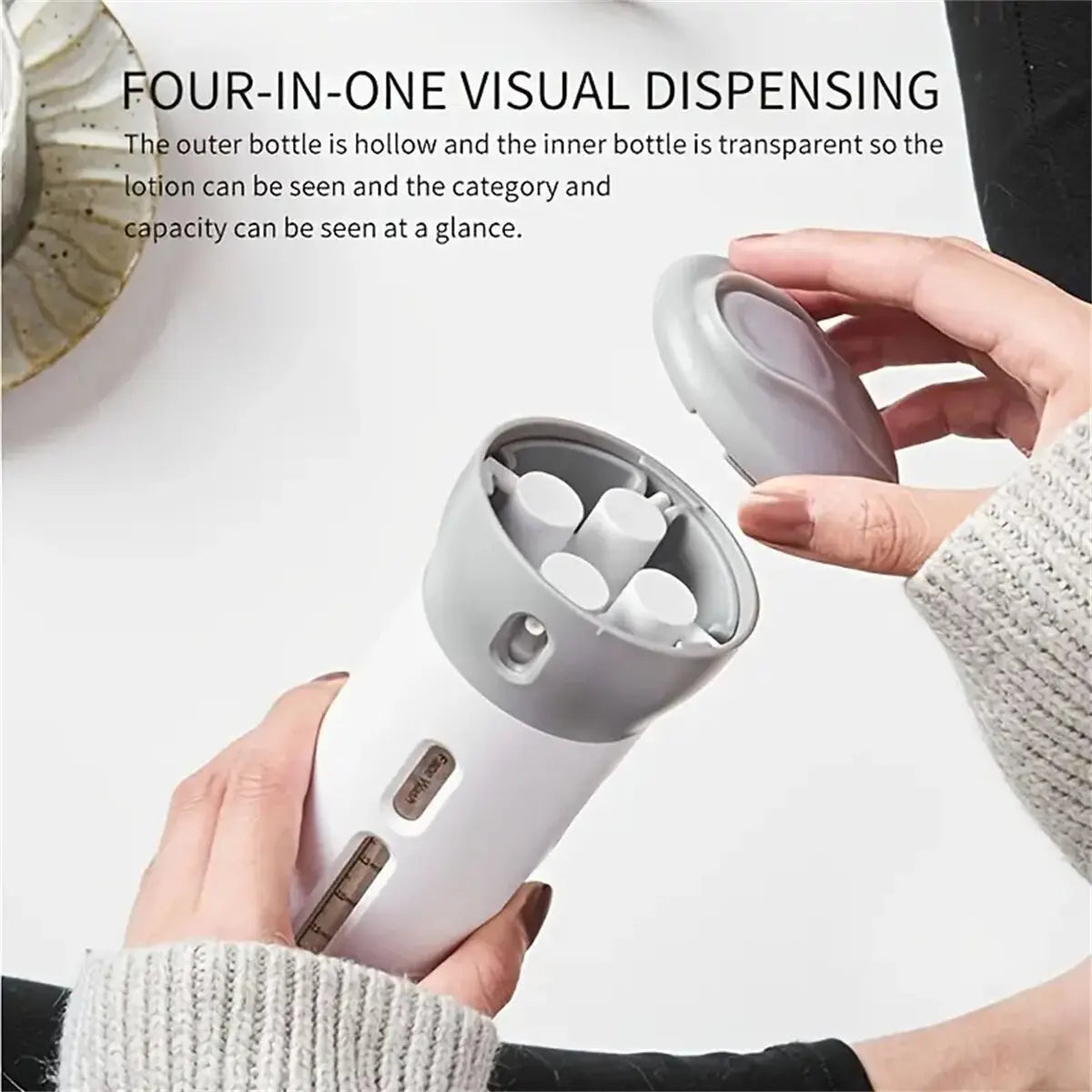 LoopVias™ 4-in-1 Travel Dispenser – Leakproof.