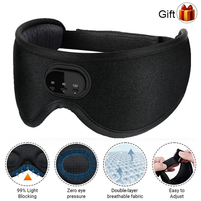 LoopVias™ Bluetooth Sleep Mask – Sleep, Relax, and Recharge Anywhere