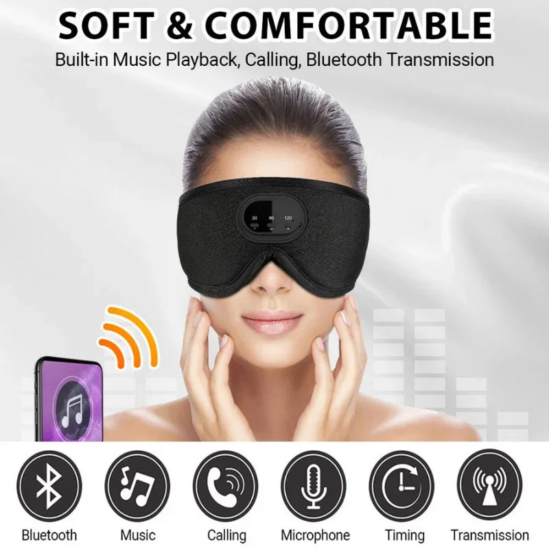 LoopVias™ Bluetooth Sleep Mask – Sleep, Relax, and Recharge Anywhere