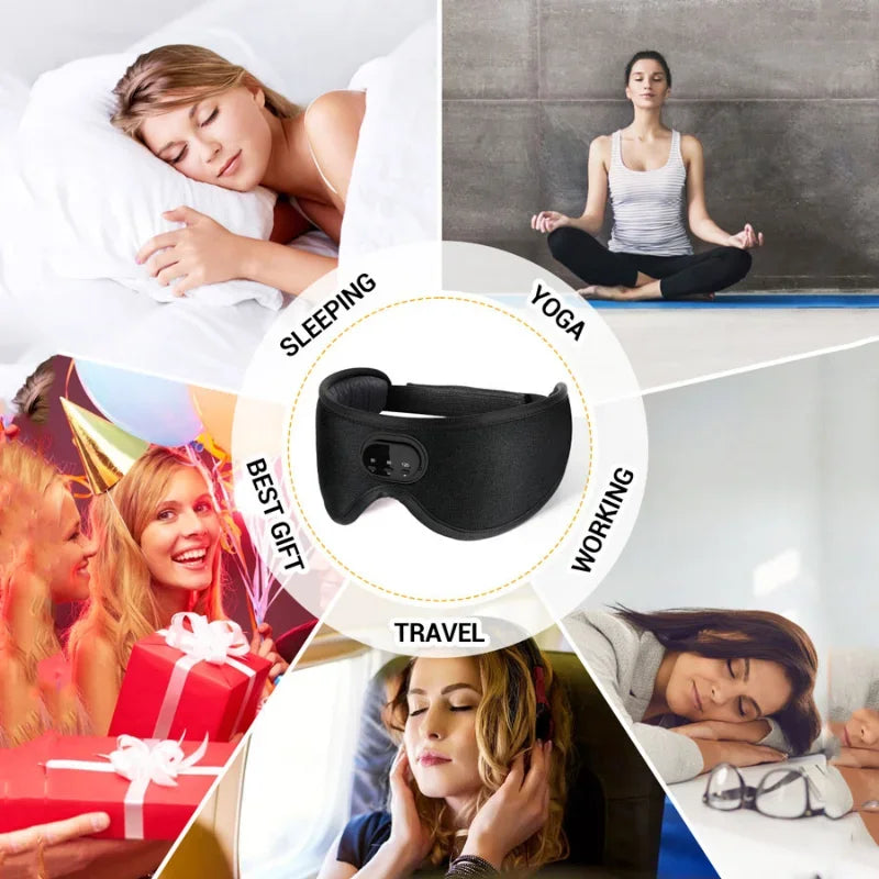 LoopVias™ Bluetooth Sleep Mask – Sleep, Relax, and Recharge Anywhere